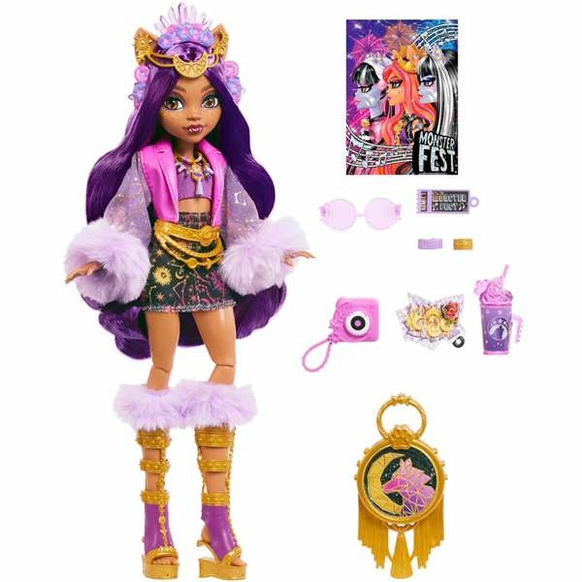 Bambola Monster High Clawdeen Wolf - Disponibile in 3-4 giorni lavorativi