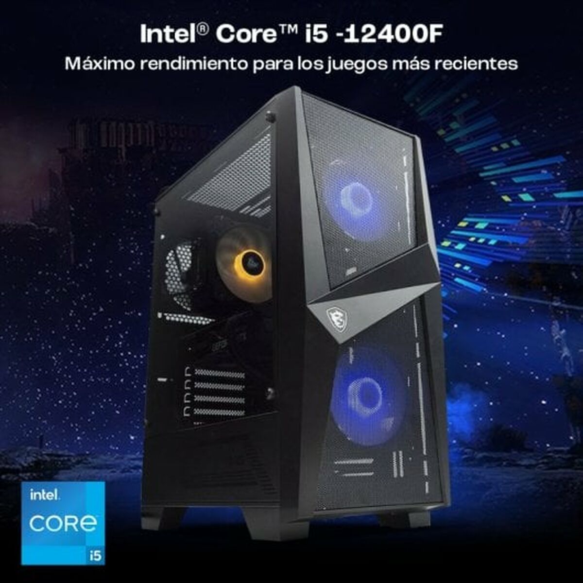 PC Desktop Nuovo PC da Tavolo PcCom Ready Intel Core i5-12400F 32 GB RAM 1 TB SSD Nvidia Geforce RTX 4060 - Disponibile in 3-4 giorni lavorativi