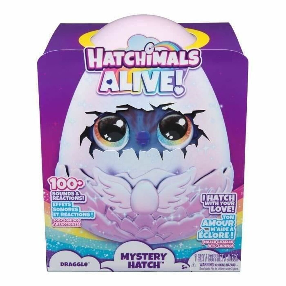 Playset Spin Master Draggle Hatchimals Alive Secret Hatch - Disponibile in 3-4 giorni lavorativi