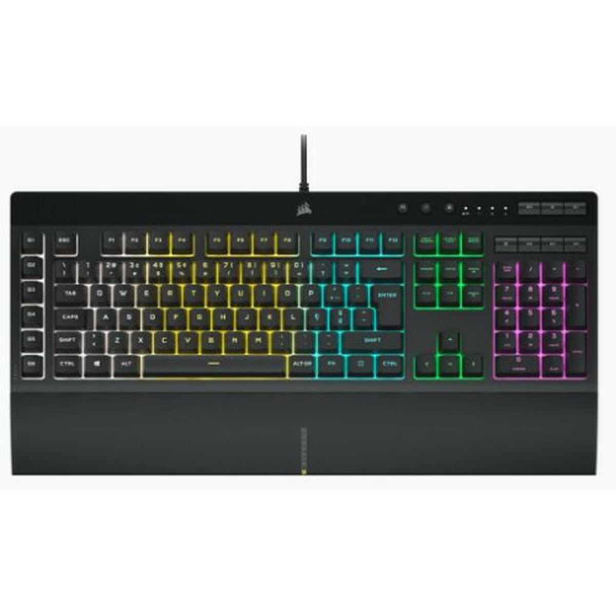 Tastiera Corsair K55 RGB Pro Nero Qwerty in Spagnolo QWERTY - Disponibile in 3-4 giorni lavorativi