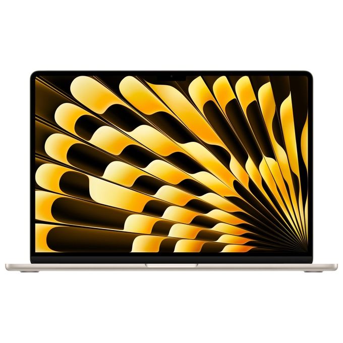 Macbook Nuovo Apple MacBook Air 15'' con chip M3 (2024): display Liquid Retina 15.3'' memoria unificata 16GB archiviazione SSD 512GB videocamera FaceTime HD 1080p Touch ID Galassia - Disponibile in 3-4 giorni lavorativi