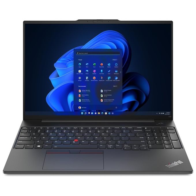 PC Notebook Nuovo Lenovo ThinkPad E16 G1 i7-1335u 16Gb Hd 512Gb Ssd 16'' Windows 11 Pro - Disponibile in 3-4 giorni lavorativi