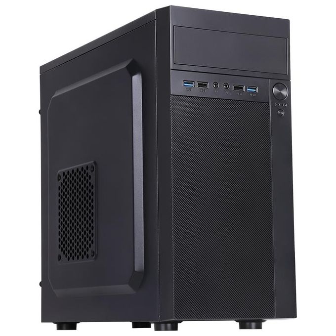 Itek THEON Case Mini Tower mATX PSU 500W 2xUsb 3.0 Full Black - Disponibile in 3-4 giorni lavorativi