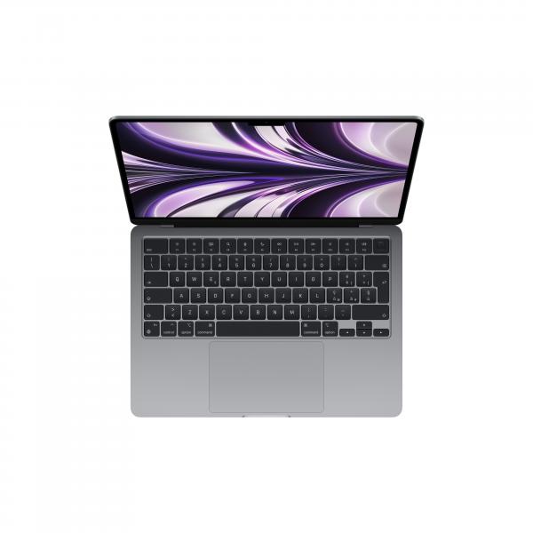 Notebook Apple MacBook Air 2022 13" M2 8Cpu/10Gpu 8/512GB Space Grey MLXX3T/A - Disponibile in 2-3 giorni lavorativi