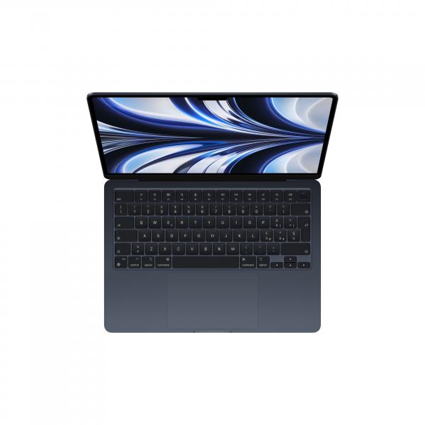 PC Notebook Nuovo NOTEBOOK APPLE MACBOOK AIR 13.6" CHIP M2 CPU 8-CORE E GPU 10-CORE RAM 8GB-SSD 512GB-OS MIDNIGHT (MLY43T/A) - Disponibile in 3-4 giorni lavorativi