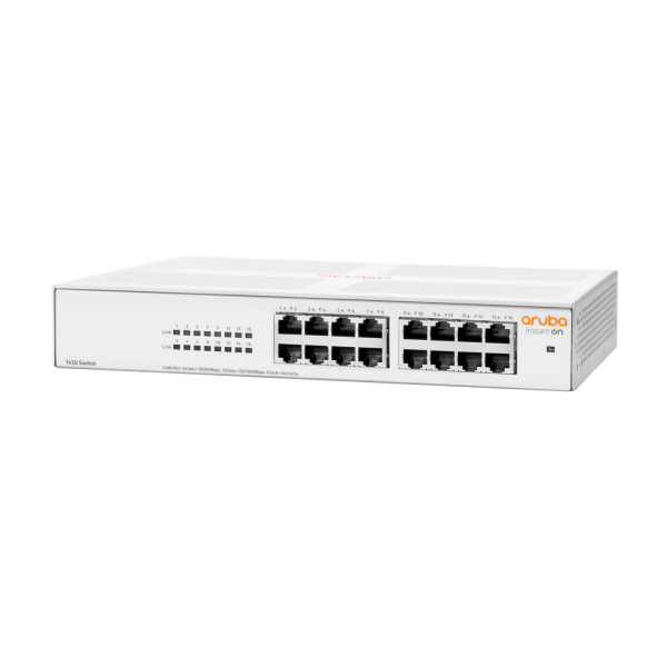 HPE Networking Instant On Switch Series 1430 R8R47A UNMANAGED 16 PORTE 10X100X1000 - Disponibile in 3-4 giorni lavorativi