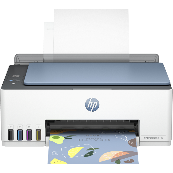 HP Smart Tank Stampante Multifunzione 5106 a Colori Stampa da Smartphone o Tablet Scansione su Pdf - Disponibile in 3-4 giorni lavorativi