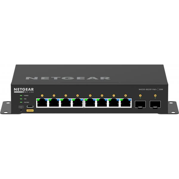 NETGEAR GSM4210PX-100EUS switch di rete Gestito L2/L3 Gigabit Ethernet (10/100/1000) Supporto Power over Ethernet (PoE) Nero - Disponibile in 6-7 giorni lavorativi