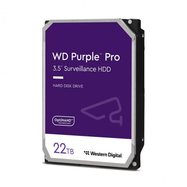 Western Digital Purple Pro 3.5" 22000 GB Serial ATA III - Disponibile in 6-7 giorni lavorativi