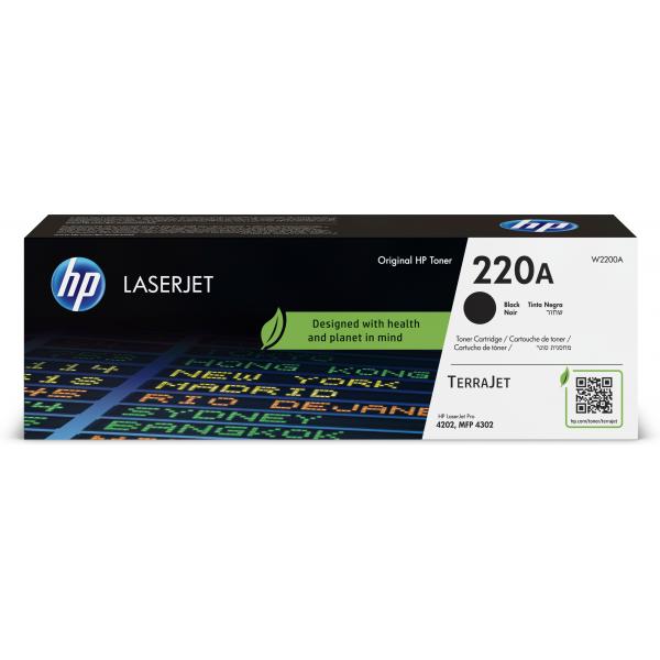 TONER HP W2200A N.220a Nero 2.500PP x M4302fdw M4302dw M4302fdn M4202dn M4202dw - Disponibile in 3-4 giorni lavorativi