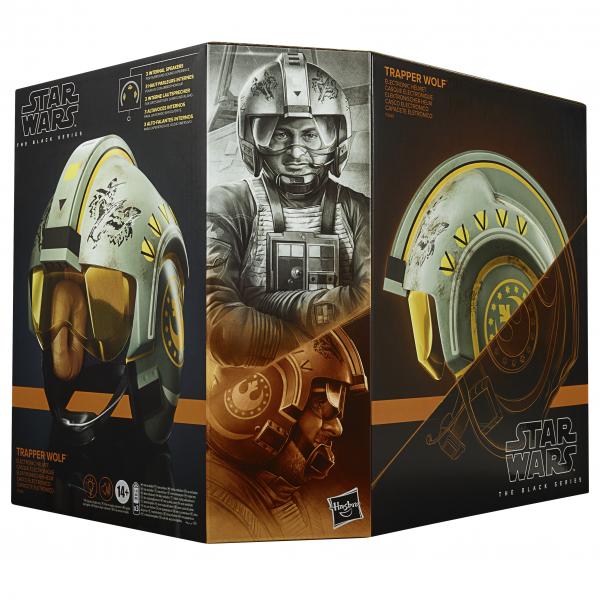 HASBRO STAR WARS: THE MANDALORIAN - BLACK SERIES - CASCO ELETTRONICO TRAPPER WOLF - Disponibile in 2/3 giorni lavorativi Hasbro