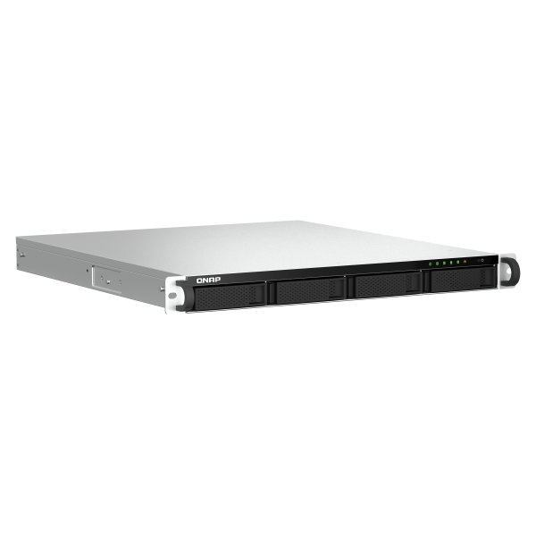 NAS RACK 1U QNAP TS-464U-RP-8Gx4HDD 2.5"/3.5" NOHDD RAM 8GB 2x 2.5GBE 2x USB3.2 1x HDMI Intel Cel N5105/N5095 QuadCore 2x 250W - Disponibile in 3-4 giorni lavorativi