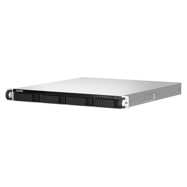 NAS RACK 1U QNAP TS-464U-RP-8Gx4HDD 2.5"/3.5" NOHDD RAM 8GB 2x 2.5GBE 2x USB3.2 1x HDMI Intel Cel N5105/N5095 QuadCore 2x 250W - Disponibile in 3-4 giorni lavorativi