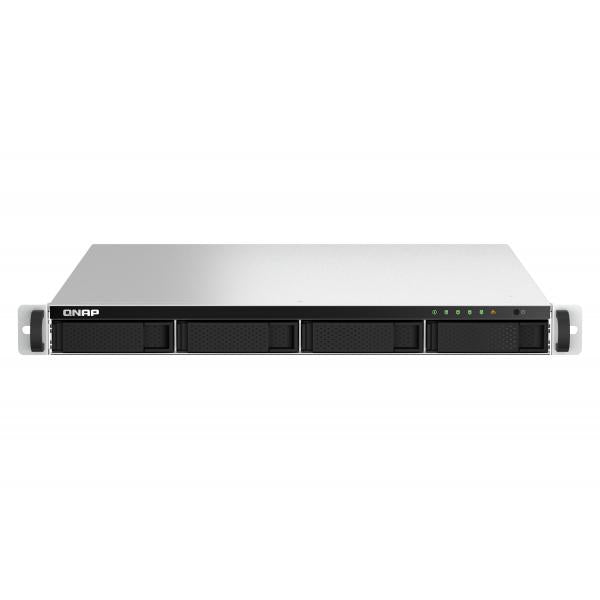 NAS RACK 1U QNAP TS-464U-RP-8Gx4HDD 2.5"/3.5" NOHDD RAM 8GB 2x 2.5GBE 2x USB3.2 1x HDMI Intel Cel N5105/N5095 QuadCore 2x 250W - Disponibile in 3-4 giorni lavorativi