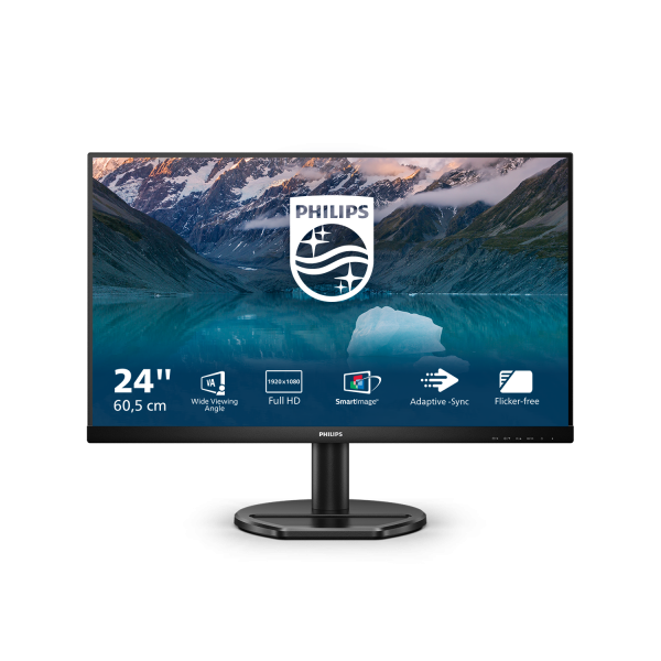 Monitor Led Nuovo PHILIPS MONITOR 23,8 LED VA 16:9 FHD 4MS 300 CDM, VGA/DP/HDMI, MULTIMEDIALE - Disponibile in 3-4 giorni lavorativi