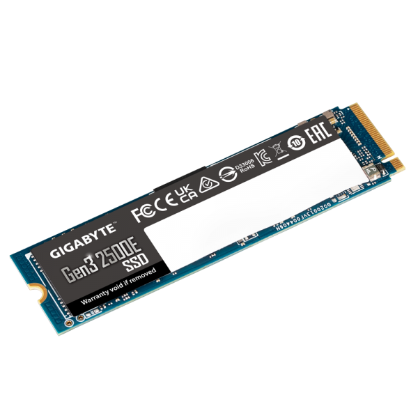 Gigabyte 2500e SSD 500GB M.2 NVMe PCIe Gen 3.0 G325E500G - Disponibile in 2-4 giorni lavorativi