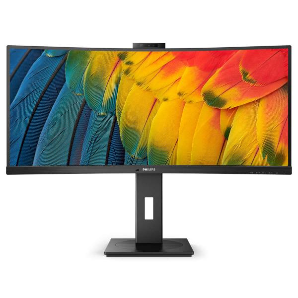 Monitor Nuovo MONITOR PHILIPS LED 34" 21:9 CURVED 34B1U5600CH/00 3440x1440 4ms 350cd/m 50.000.000:1 2x5W MM Webcam RegH HDMI DP USB-C docking - Disponibile in 3-4 giorni lavorativi