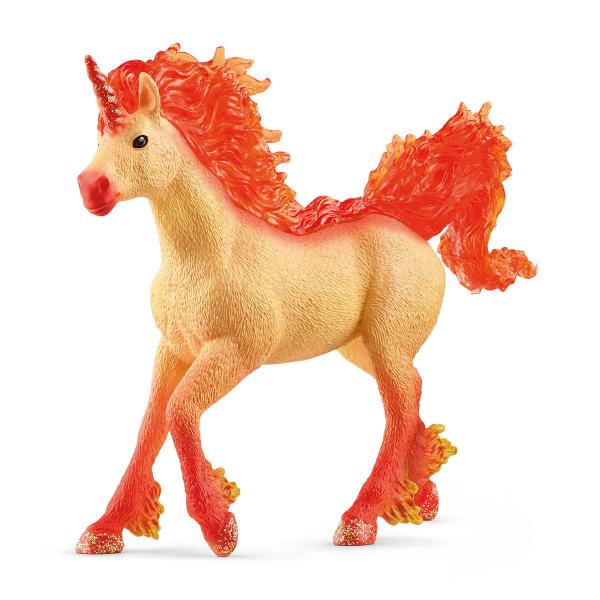 SCHLEICH - Stallone Unicorno Fuoco Elementa - 70756 - Gamma: bayala - Disponibile in 3-4 giorni lavorativi