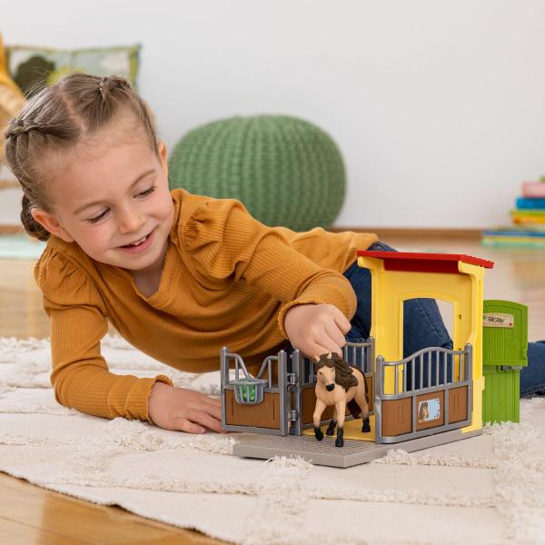 SCHLEICH - Box con pony islandese - Estensione fattoria didattica - 42609 - Gamma Farm World - Disponibile in 3-4 giorni lavorativi