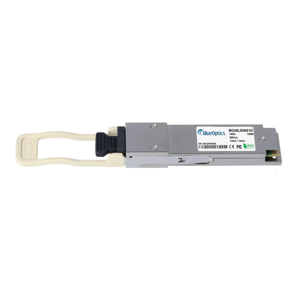 BlueOptics PAN-QSFP28-100GBASE-BIDI-BO modulo del ricetrasmettitore di rete Fibra ottica - Disponibile in 6-7 giorni lavorativi