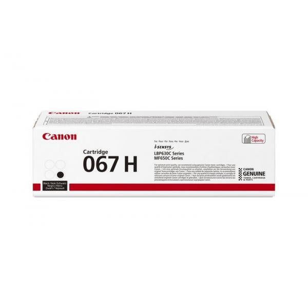 TONER CANON 067H BK Nero 3100PP x LBP631CW LBP633CdW MF657CDW MF655CDW MF651CW - Disponibile in 3-4 giorni lavorativi