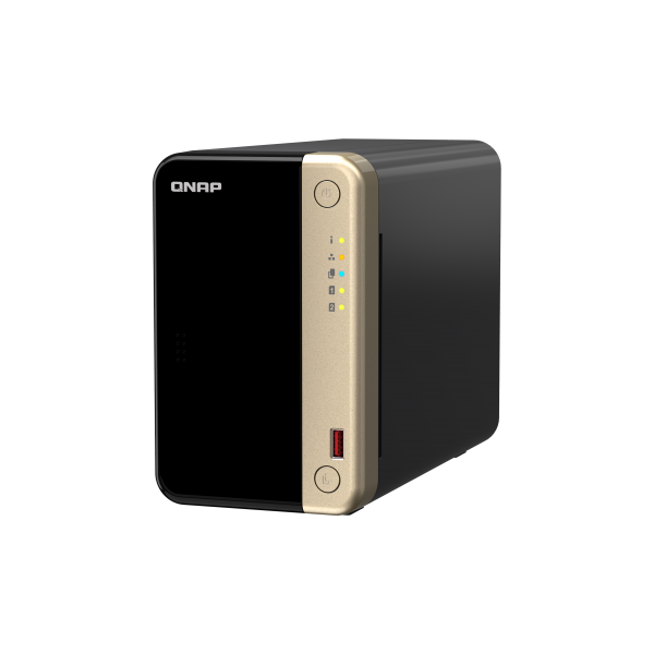 NAS TOWER QNAP TS-264-8G 2x 3,5"/2,5" + 2x SSD M.2 PCIe 2x 2.5GBE 8GB RAM 2x USB3.2 1x HDMI Intel Celeron N5105/N5095 4core - Disponibile in 3-4 giorni lavorativi