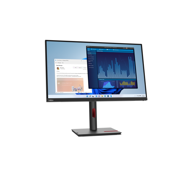 Monitor Nuovo MONITOR LENOVO T27p-30 63A9GAT1EU 27" IPS/UHD/HDMI,DP,USB-C (90W)/Ethernet - Disponibile in 3-4 giorni lavorativi