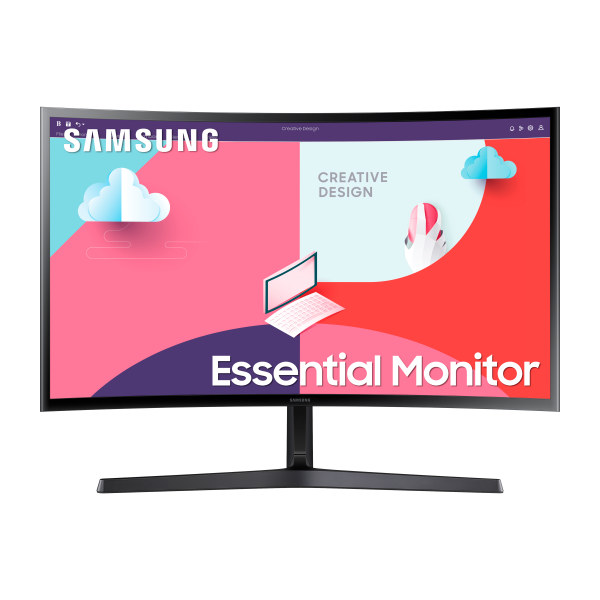 Schermata PC curva - Samsung S24C366AU - 24 FHD - SLAB VA - 4 MS - 75Hz - HDMI / VGA - AMD FREESYNC - Disponibile in 3-4 giorni lavorativi