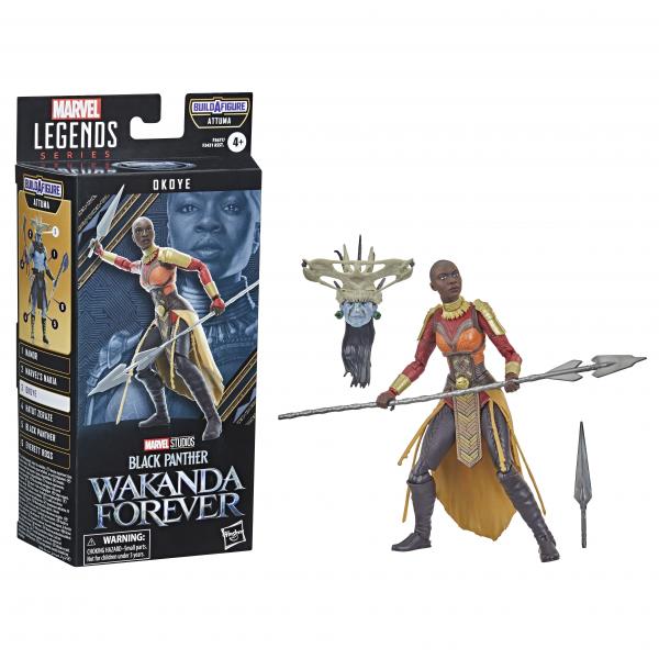 Action figure / Statue HASBRO MARVEL LEGENDS - BLACK PANTHER: WAKANDA FOREVER - OKOYE FIGURE 15CM - Disponibile in 2/3 giorni lavorativi Hasbro