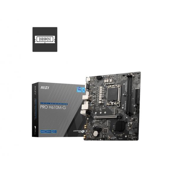 Scheda Madre MSI PRO H610M-G LGA 1700 H610 - Disponibile in 3-4 giorni lavorativi