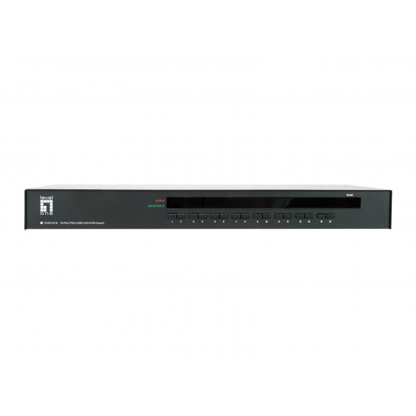 LevelOne KVM-3216 switch per keyboard-video-mouse (kvm) Montaggio rack Nero - Disponibile in 6-7 giorni lavorativi