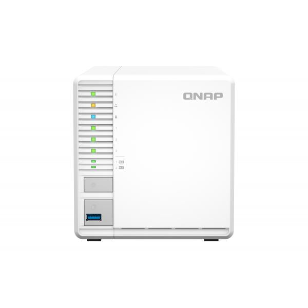 QNAP TS-364 NAS Tower Collegamento ethernet LAN Bianco N5095 - Disponibile in 6-7 giorni lavorativi