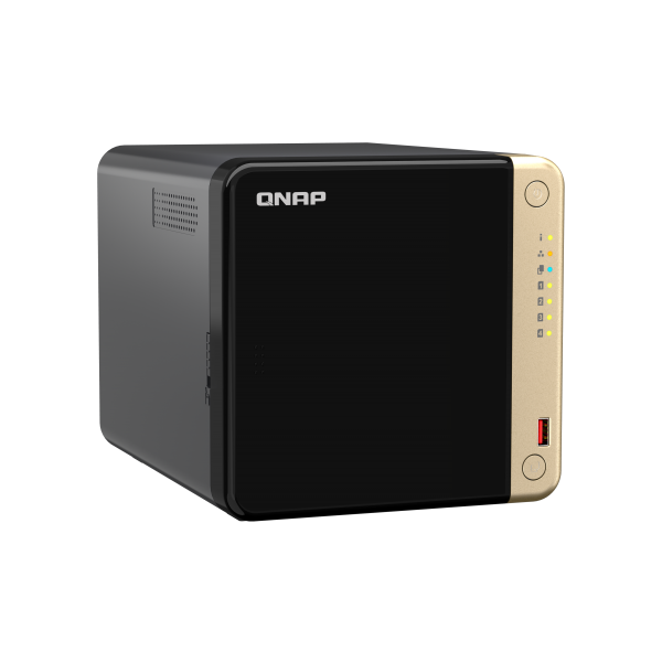 QNAP TS-464 NAS Tower Collegamento ethernet LAN Nero N5095 - Disponibile in 6-7 giorni lavorativi