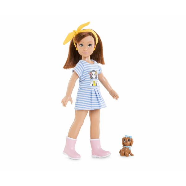 Corolle Girls - Nature and Adventure Zoé Box - Mannequin Doll - 6 Accessori - 28 cm - 4 anni - Disponibile in 3-4 giorni lavorativi