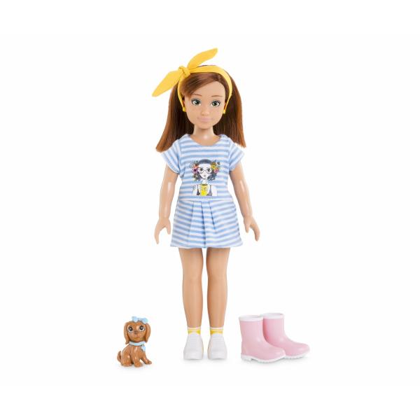 Corolle Girls - Nature and Adventure Zoé Box - Mannequin Doll - 6 Accessori - 28 cm - 4 anni - Disponibile in 3-4 giorni lavorativi