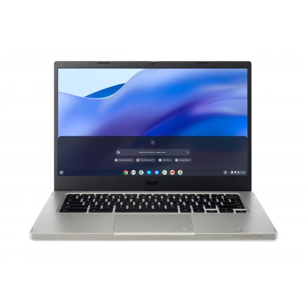 Acer Chromebook CBV514-1H-34JU i3-1215U 35,6 cm (14") Full HD Intel Core i3 8 GB LPDDR4x-SDRAM 128 GB SSD Wi-Fi 6E (802.11ax) ChromeOS Grigio - Disponibile in 6-7 giorni lavorativi