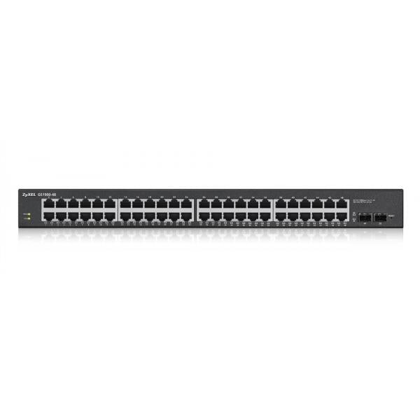 SWITCH ZYXEL GS-1900-48 48P LAN GIGABIT + 2 porte SFP Gigabit, Supporto IPv6, VLAN, WEB MANAGED Rack - Disponibile in 3-4 giorni lavorativi