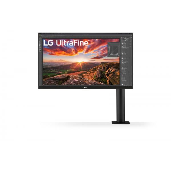 LG UltraFine Ergo LED display 68,6 cm (27") 3840 x 2160 Pixel 4K Ultra HD Nero - Disponibile in 6-7 giorni lavorativi