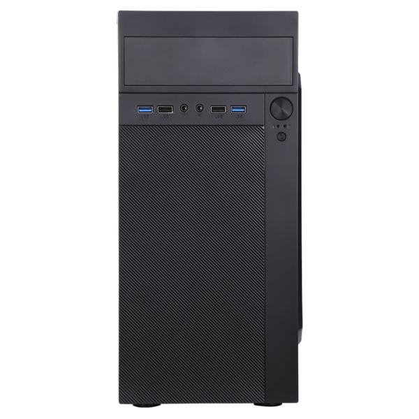 Itek THEON Case Mini Tower mATX PSU 500W 2xUsb 3.0 Full Black - Disponibile in 3-4 giorni lavorativi