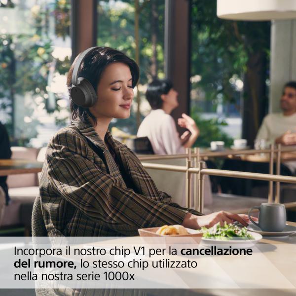 Sony WH-CH720N Cuffie Bluetooth Wireless con Cancellazione del Rumore Durata della Batteria Fino a 35 Ore e Ricarica Rapida Nero - Disponibile in 3-4 giorni lavorativi