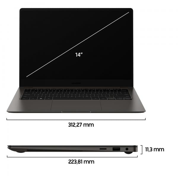 PC Notebook Nuovo Samsung Galaxy Book3 Pro Intel Core i7-1360P 16GB Intel Iris Xe SSD 512GB 14 WQXGA Win 11 Pro - Disponibile in 3-4 giorni lavorativi