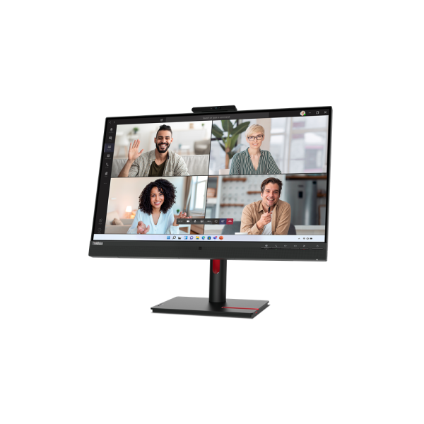 Monitor Nuovo MONITOR LENOVO T27hv-30 63D6UAT3EU 27" IPS/QHD/HDMI,DP,USB-C (90W) VOIP/Speakers/Webcam/Ethernet/Daisy chain - Disponibile in 3-4 giorni lavorativi