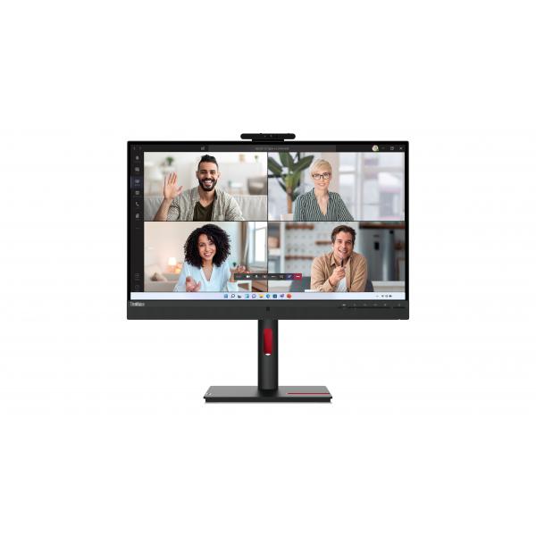 Monitor Nuovo MONITOR LENOVO T27hv-30 63D6UAT3EU 27" IPS/QHD/HDMI,DP,USB-C (90W) VOIP/Speakers/Webcam/Ethernet/Daisy chain - Disponibile in 3-4 giorni lavorativi