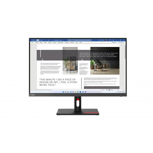 Monitor Nuovo MONITOR LENOVO S27i-30 63DFKAT4EU 27" IPS/FHD/VGA,HDMI - Disponibile in 3-4 giorni lavorativi