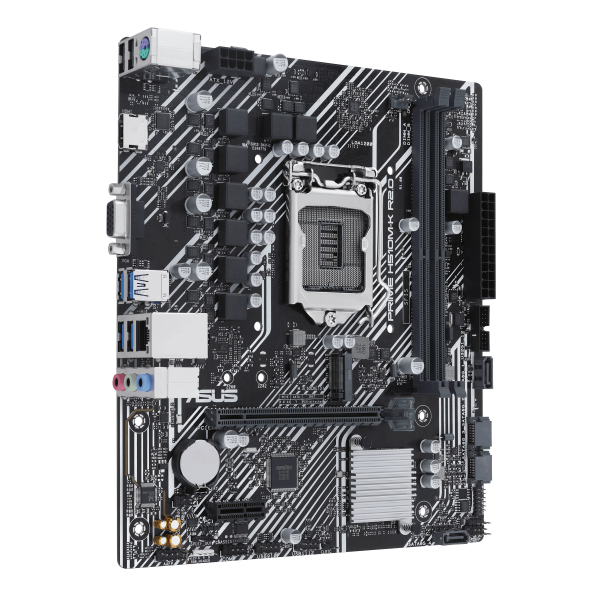 MB ASUS PRIME H510M-K R2.0 LGA1200 (ROCKET LAKE - COMPATIB. COMET LAKE) 2DDR4 VGA+HDMI PCIe M2 mATX - Disponibile in 3-4 giorni lavorativi