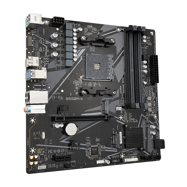 Scheda Madre Gigabyte B550M K 1.0 AMD B550 AMD AMD AM4 - Disponibile in 3-4 giorni lavorativi