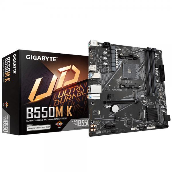 Gigabyte B550M K AMD B550 4*DDR4 2*M.2 4*SataIII skAM4 Displayport/HDMI mATX - Disponibile in 3-4 giorni lavorativi