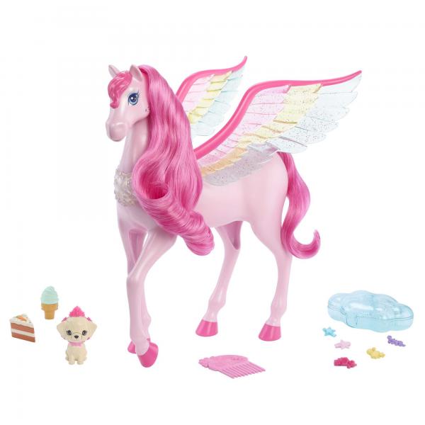 Cavallo Barbie Pegasus Rosa - Disponibile in 3-4 giorni lavorativi