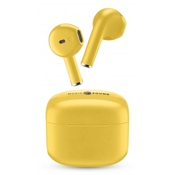 Cellularline MS Auricolari Swag TWS BT Giallo - Disponibile in 2-3 giorni lavorativi