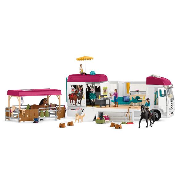 SCHLEICH - Camper equestre - 42619 - Gamma Horse Club - Disponibile in 3-4 giorni lavorativi